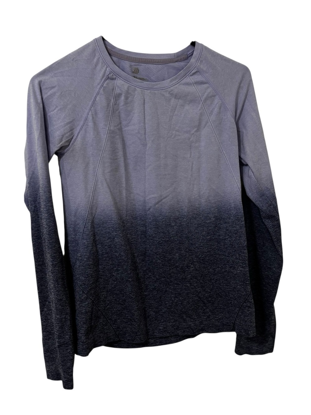 3/$15 all in motion purple white Ombre athletic light long sleeve athletic top